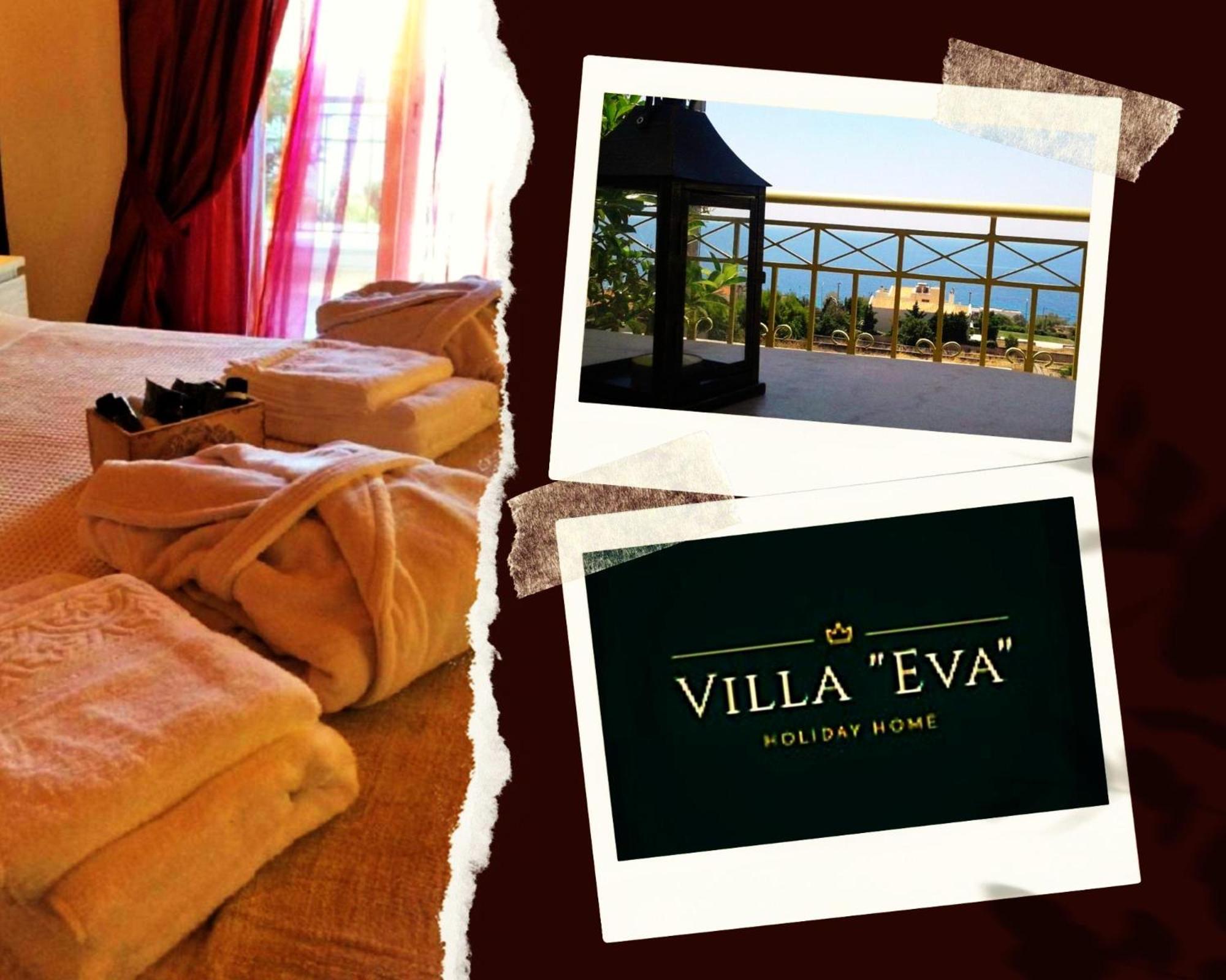 Villa "Eva" - Entire Beachfront Holiday Home - 4S Agia Marina  エクステリア 写真